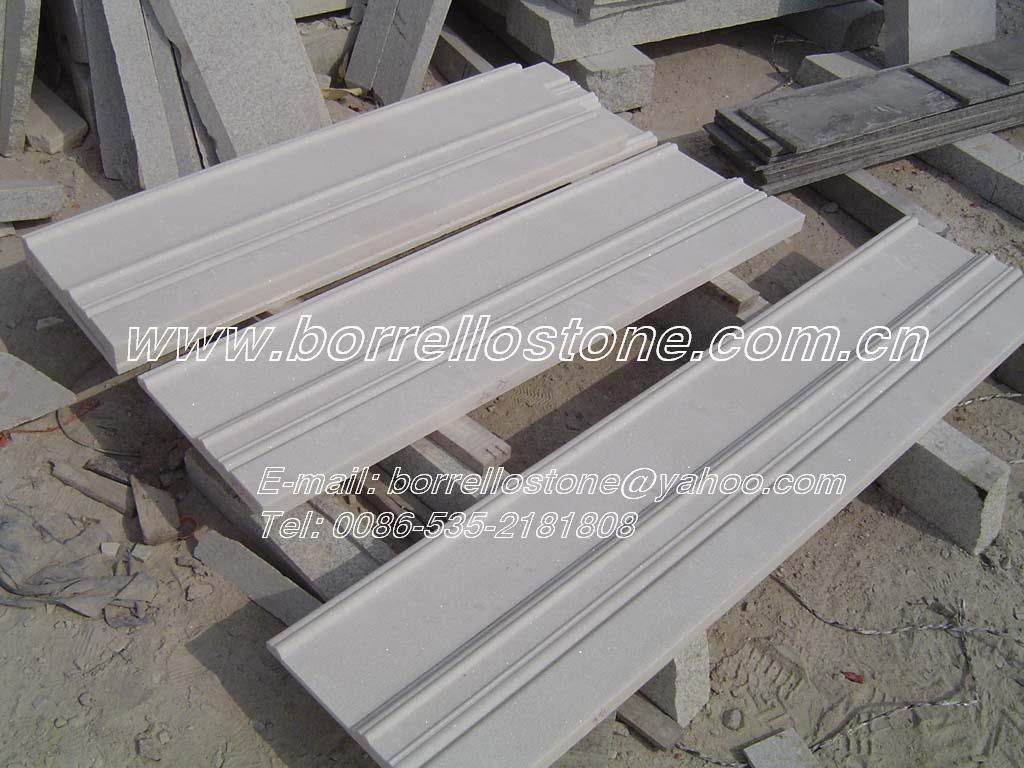 Snow White Marble Baseboard