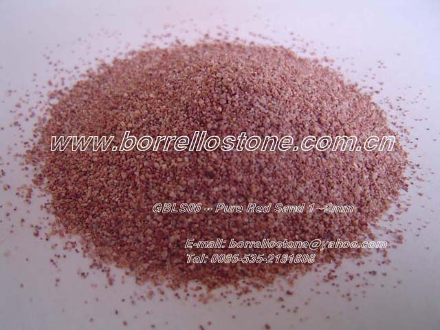 Sell colorful sand for building painting