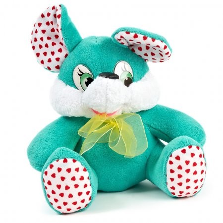 Plush Little Hearts Rabbit Toy