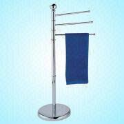 Metal Towel Rack with Three Rotating Arms