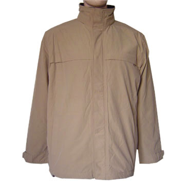 Men's cotton/polyamide jacket