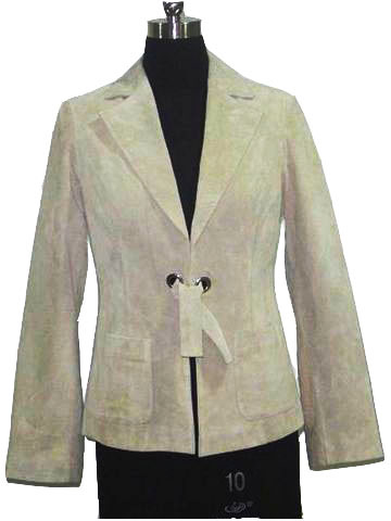 Ladies leather garment