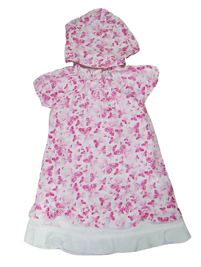 Girl's dress/hat set