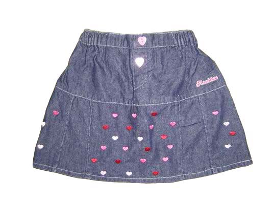 Toddle girl's denim skirt