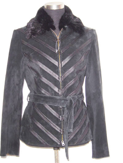 Ladies leather jacket