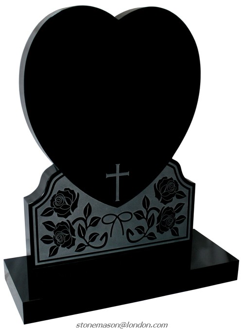 GH13 Polished Granite Headstone