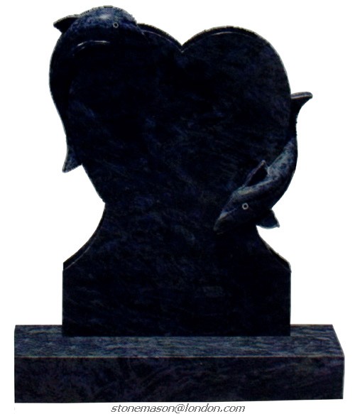 GH27 Polished Granite Headstone