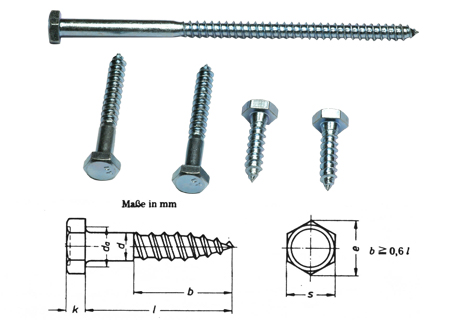 hex lag screws