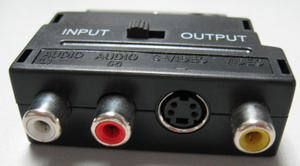 SCART splitter,SCART to 3 RCA socket