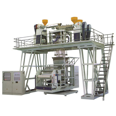 Blown-down 3-layer co-extrusion film production line