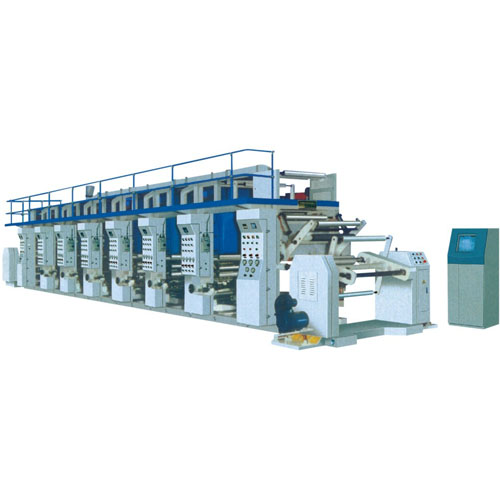 High-speed computer rotogravure printing machine