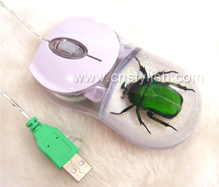 insect amber computer mouse