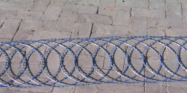 flat wrap razor wire,razor barbed wire