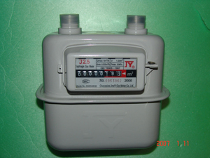 Diaphragm gas meter