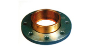 Copper-plated steel flange