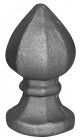 wrought iron post top