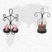 Antique Wall Candle Holders Made of 100% Iron Boar