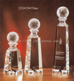 sell china crystal trophy 