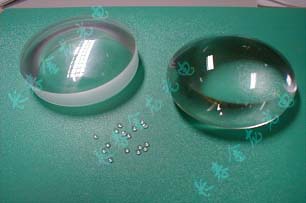 Supply UV-grade fused silica Plano-convex lens