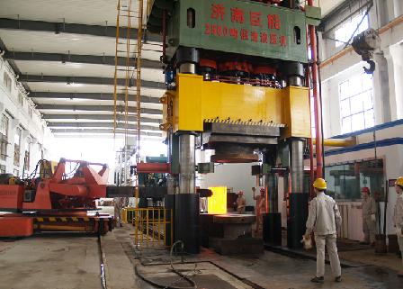 1500 ton four columns forging press