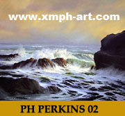 Seascape oil painting