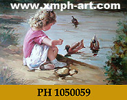 People oil painting