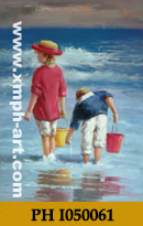 People oil painting