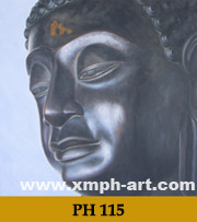 Buddha oil painting