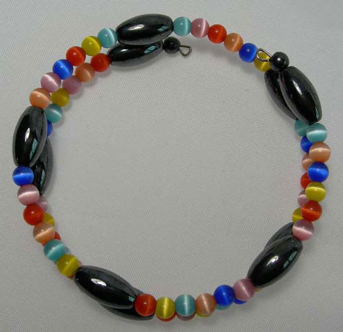 magnetic hematite bracelet, bead jewelry