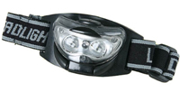 2led+1red led headlamp