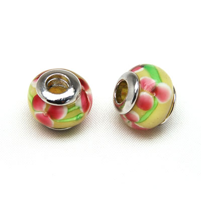 Pandora bead & bracelet Glass lampwork style