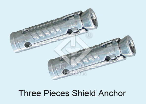 Three Pieces Shield Anchor