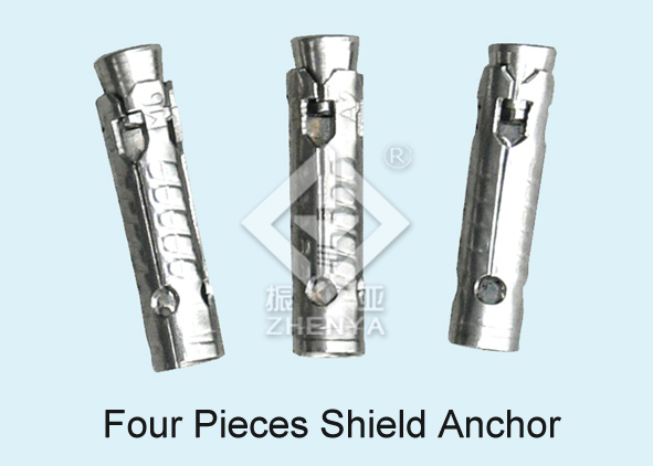 Four Pieces Shield Anchor