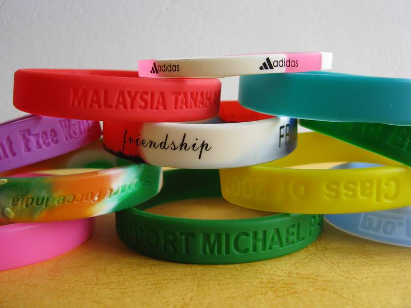  silicone bracelet 