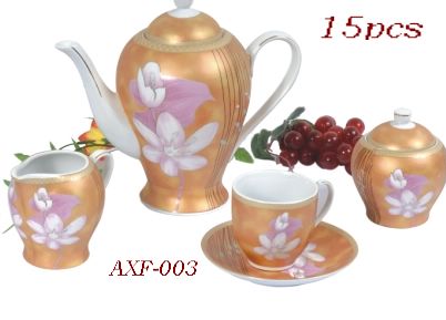 15pcs coffee set/tea set/dinner set