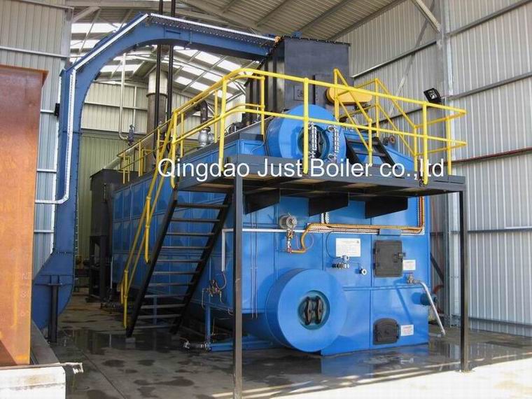 D type coal fired steam boiler