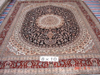 handmade silk carpet