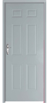 6panel steel doors