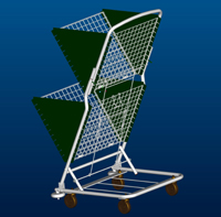 Multi-Function Foldable Shopping Cart