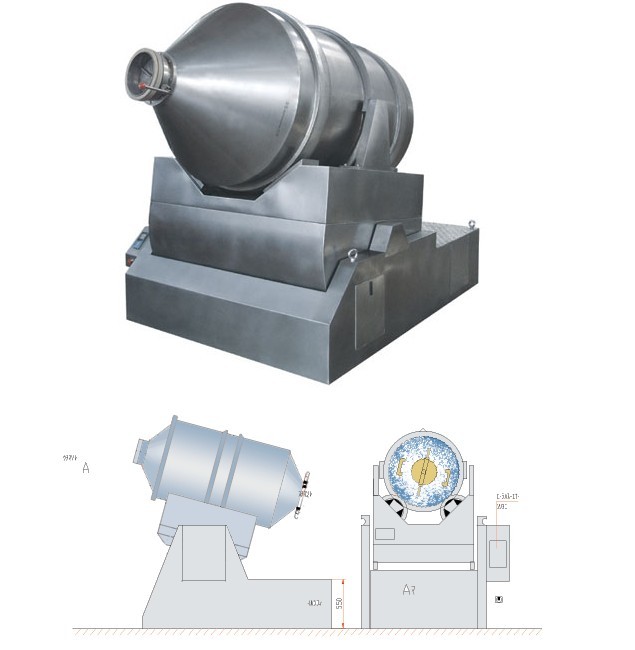 Two Dimensional Mixer/blender made in China