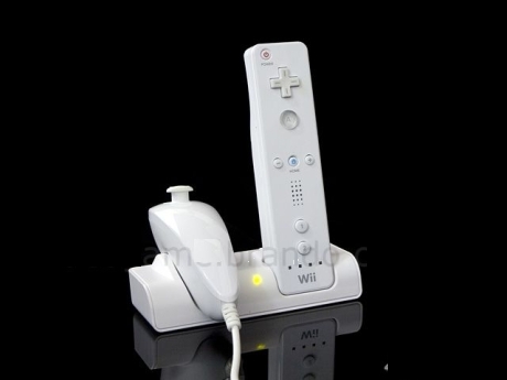 Wii Rechargerable Battery & Charger Stand 