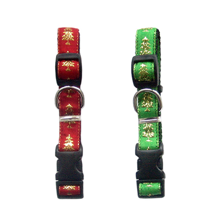 pet collar dog collar with christmas tree