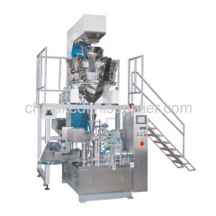 Rotary packing machine for massiveness