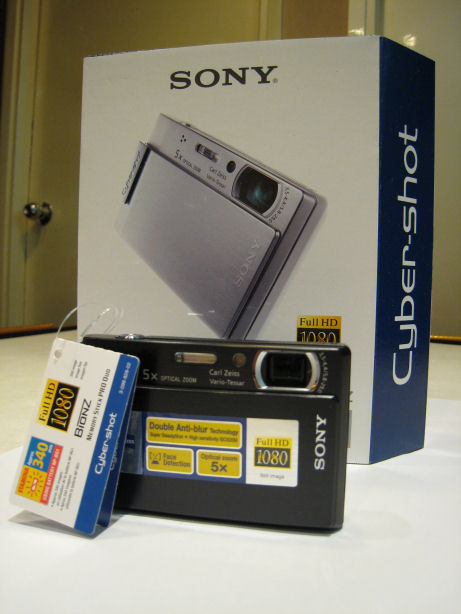 Sony Cyber-shot DSC-T100B Digital Camera 