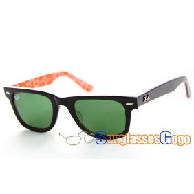 Ray-Ban RB2140-1016 Black Text Red