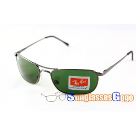 Ray-Ban RB3132-Gray Frame with Green Lens