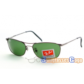 Ray-Ban RB3132-Gunmetal Frame with Green Lens