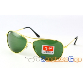 Ray-Ban RB3293-Gold Frame with Green lens