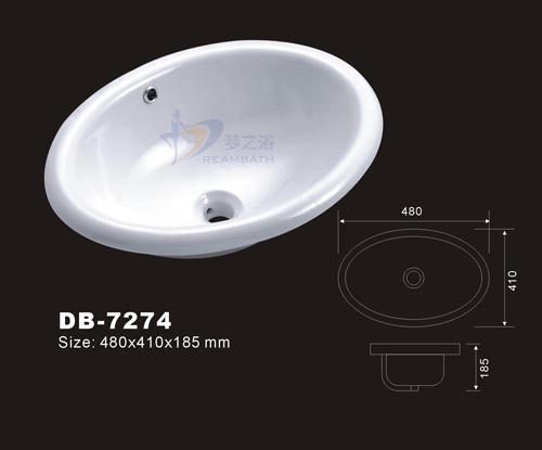 Drop In Bathroom Sinks,Oval Drop-in Sinks