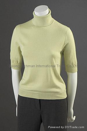 elbow sleeve cashmere sweater